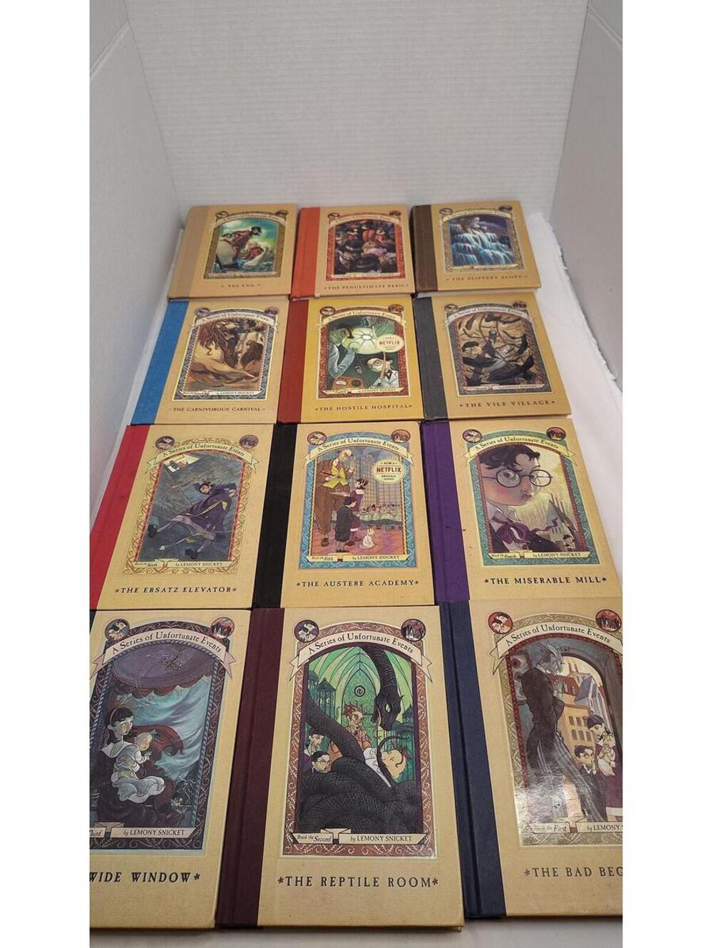 Series of Unfortunate Events Lot 12 HC Books 1-10 12-13 Missing 11 Set Bundle